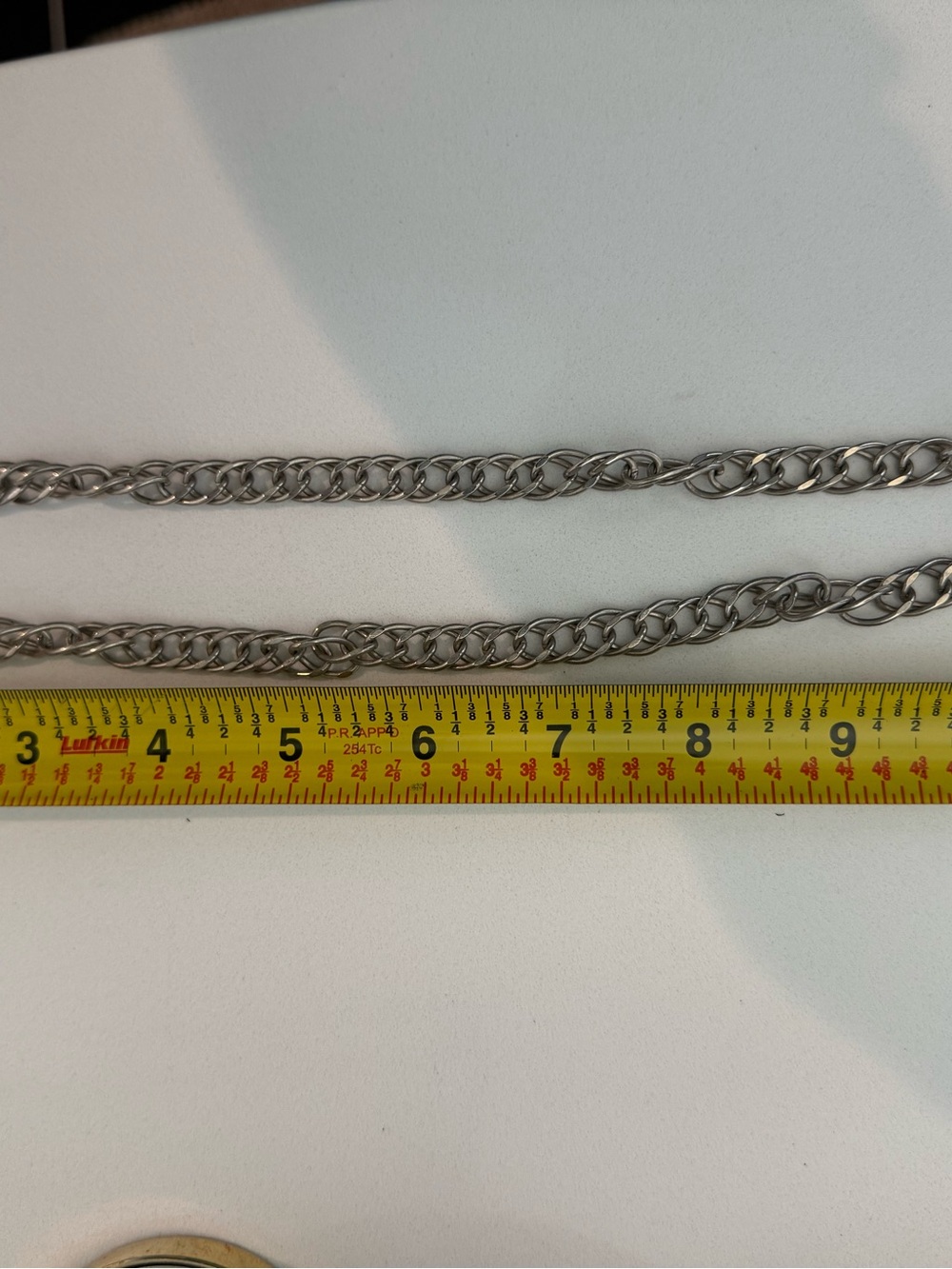 Men's Stainless Steel Curb Chain Necklace - Silver